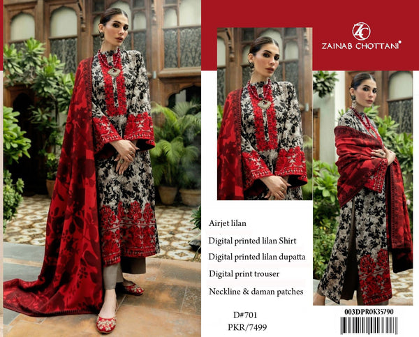 PATCHES MIX DESIGNS LINEN WITH LINEN DUPATTA